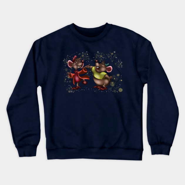 Cinderella's mice Crewneck Sweatshirt by La Casa del Otaku